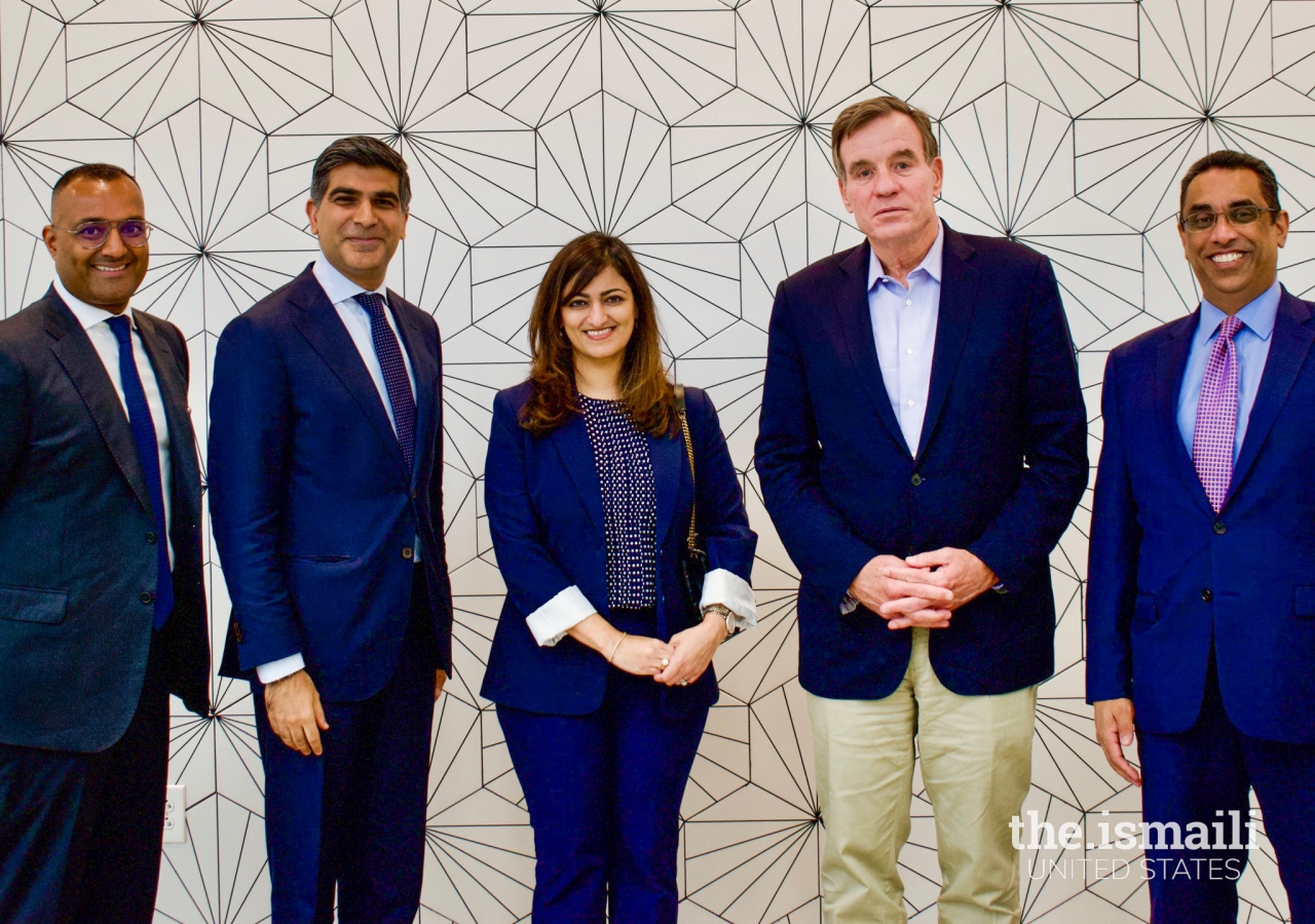 Senator Warner with Ismaili Leadership