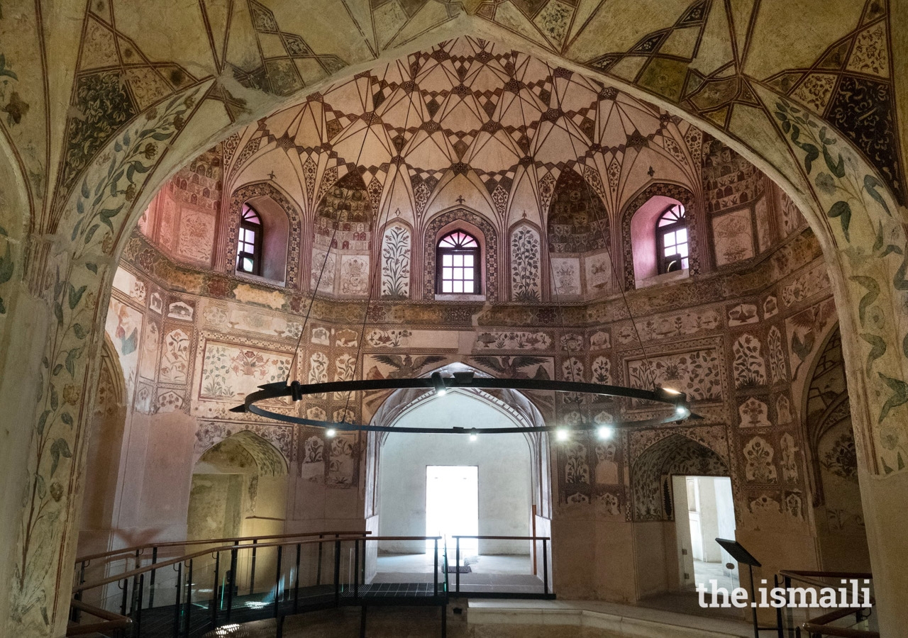 Inside the restored 17th century Mughal period Shahi Hammam – a public bathhouse in Delhi Gate, Lahore.