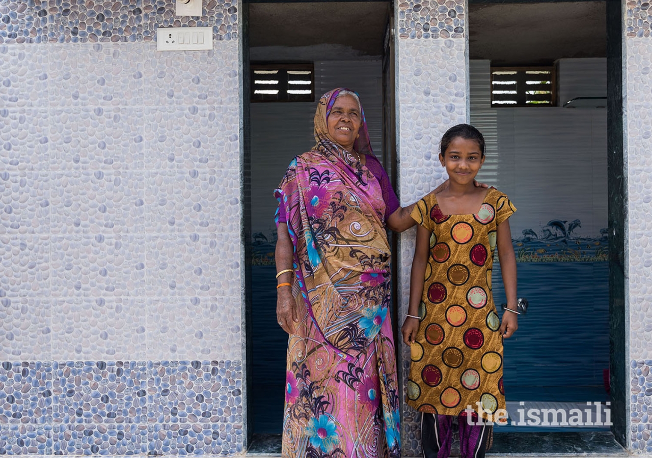 The comprehensive sanitation program includes focus on behaviour change, individual toilets, school sanitation, menstrual hygiene, and village cleanliness.