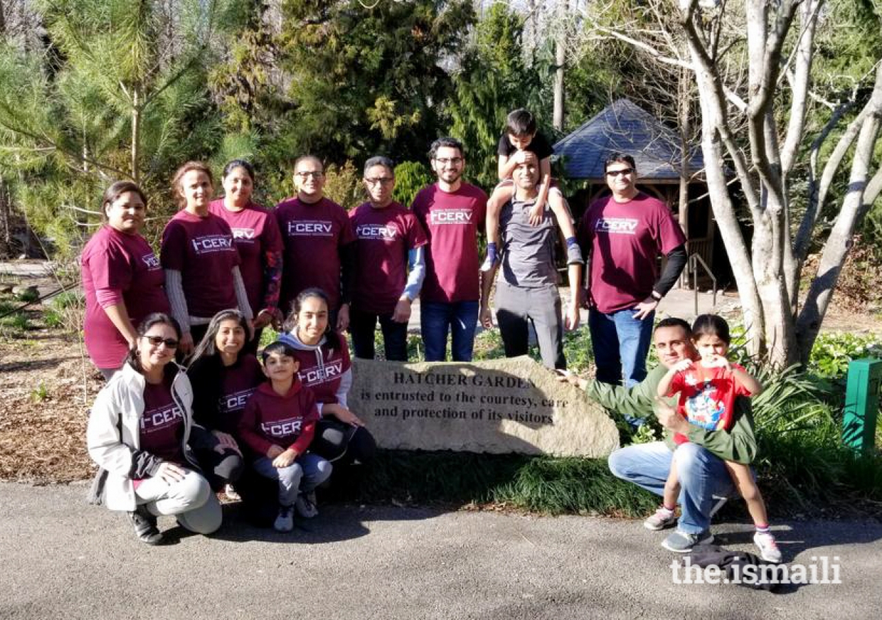 I-CERV volunteers helped to build a bridge and pathway at the Hatcher Gardens in Spartanburg, South Carolina.