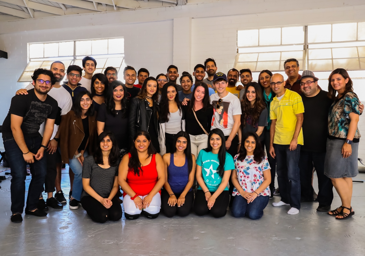 "Stories" cast and crew along with specials guests, stuntman Chris Silcox (Spiderman, Homecoming), Cirque du Soleil’s Jenn Stafford, and professional dancers Poonam & Priyanka Shah.