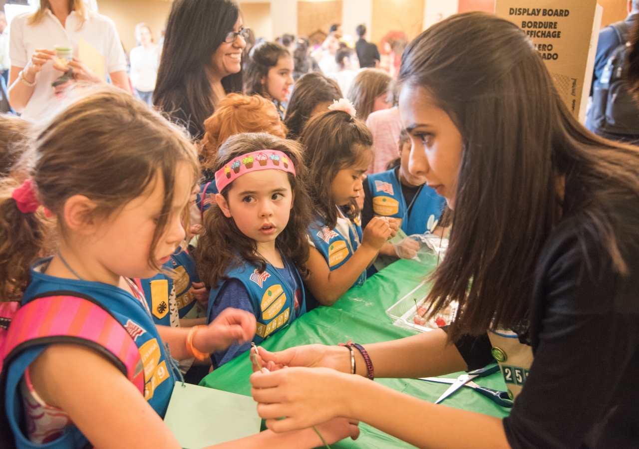 The Ismaili Jamatkhana, Glenview hosts the local Girl Scouts&#039; World Thinking Day event on April 9, 2017.