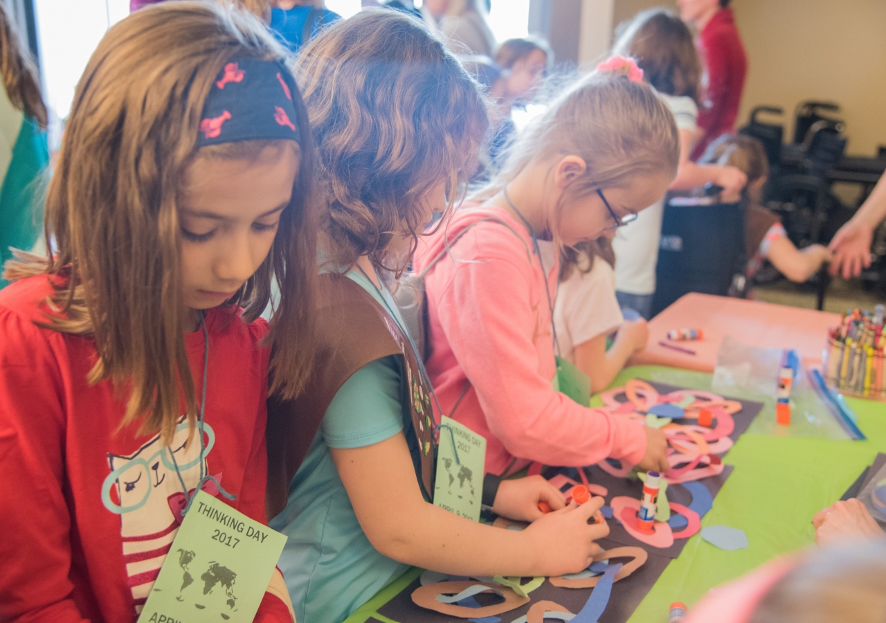 The Ismaili Jamatkhana, Glenview hosts the local Girl Scouts&#039; World Thinking Day event on April 9, 2017.