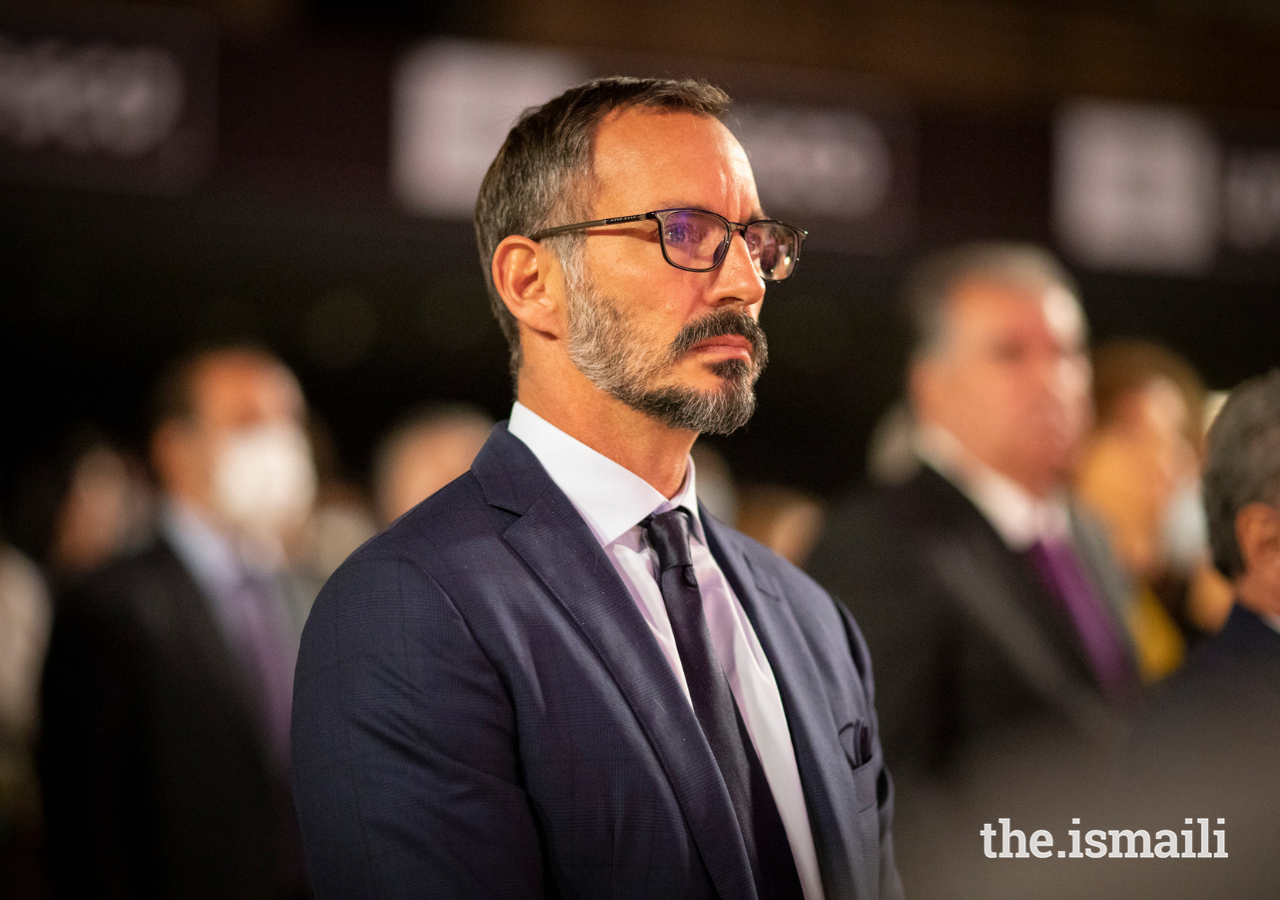 Prince Rahim at a cultural celebration to mark the 30th anniversary of Tajikistan’s independence at UNESCO’s headquarters in Paris.