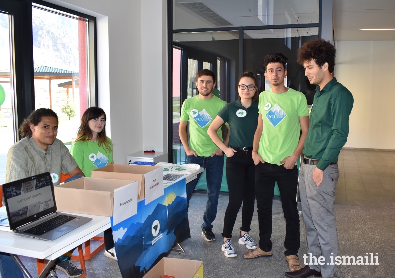 At a recent Health Fair, members of UCA’s Green Community Club inspired attendees to act in environmentally responsible ways.