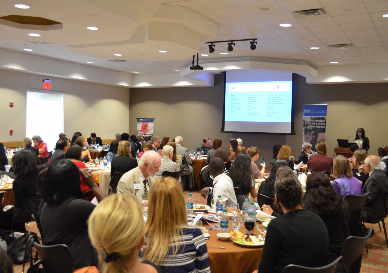 United Nations Association – USA, Dallas chapter, hosted their United Nations Day 2016 to recognize the 71st Anniversary of the United Nations at the Ismaili Jamatkhana, Plano, TX. The theme was “One Humanity, Shared Responsibility.”