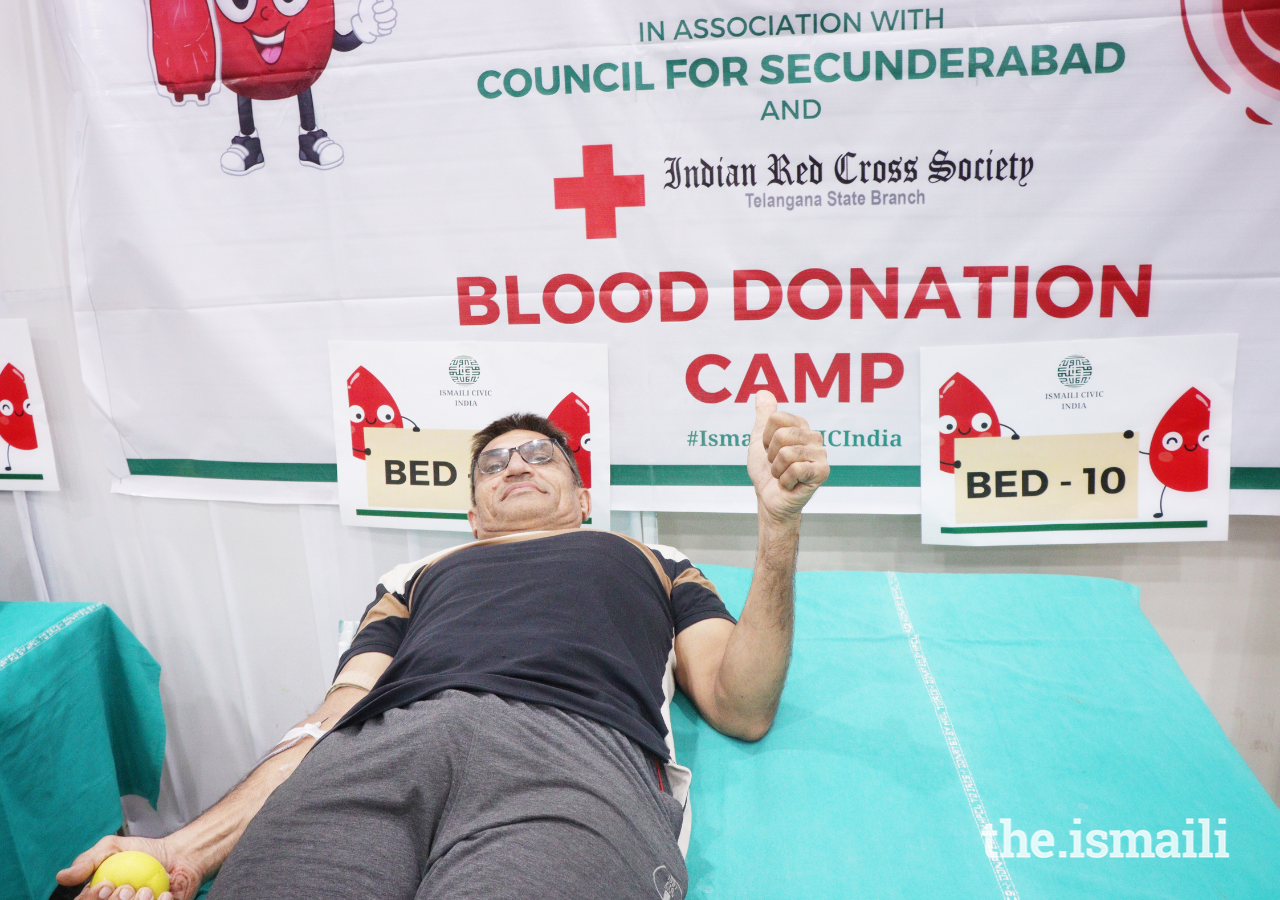 In India, volunteers organised blood donation drives for Global Ismaili CIVIC Day 2023.