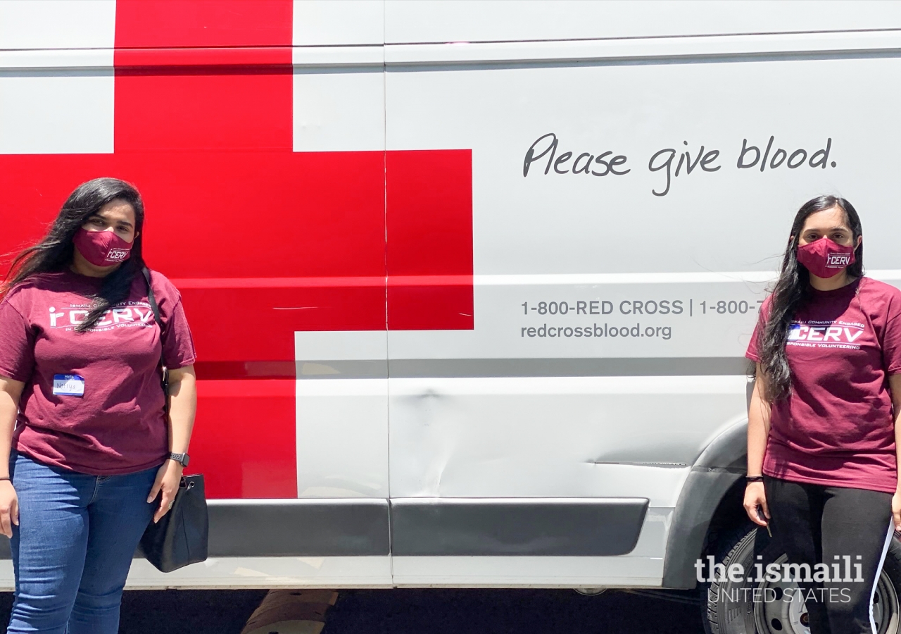 I-CERV volunteers at the Interfaith Blood Drive in partnership with the Red Cross and the Faith Alliance for Metro Atlanta (FAMA).