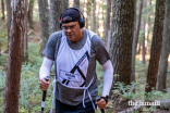 Despite the cold and other obstacles, Akbar continues to climb Mount Whistler, British Columbia.