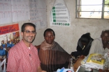 Alibhai works with local volunteers in Uganda to distribute ARVs to HIV and AIDS patients. 