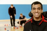 Ali Lalani, international boccia player.  