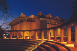 The Aga Khan Academy in Mombasa, by night. The Academies were established to provide potential leaders of tomorrow with a high quality education.