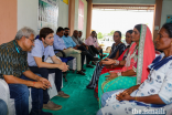 Prince Aly Muhammad in discussion with members of an AKRSP-supported Farmers' Cooperative.