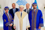 Mawlana Hazar Imam and members of his family pose for a group photograph on the occasion of the University of Central Asia’s inaugural convocation, hosted on 19 June 2021.