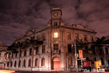 Nairobi Town Jamatkhana pictured at dusk.