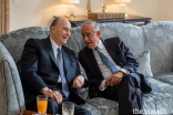 Mawlana Hazar Imam and the President of the Portuguese Republic, Marcelo Rebelo de Sousa.