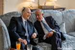 Mawlana Hazar Imam e o Presidente da República Portuguesa, Marcelo Rebelo de Sousa.