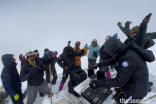 Team Khimor take part in the highest ever cultural dance performance at the top of Minglik Sar Peak in Shimshal Valley.