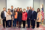 Midwest Ismaili Council leadership and Communications & Publications team with Congresswoman Jan Schakowsky.