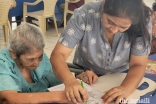 The daily schedule for residents at Jubilee Towers includes mental stimulation activities such as puzzles, art, and games.