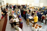 Over 400 Dallas Jamati members and friends from the larger community volunteered to pack meals on Thanksgiving Day.