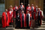 University of Cambridge Chancellor, His Royal Highness the Duke of Edinburgh, and Vice Chancellor Professor Alison Richard with Mawlana Hazar Imam and other honorary degree recipients.