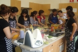 In addition to learning how to cook a selection of traditional dishes, participants received valuable tips from Auntyji Razia Laljee, such as what spices work well with particular foods.