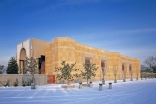 A winter view of the Ismaili Centre, Vancouver from the south-west.