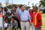 Volunteers with Congressman Ted Lieu of the 33rd Congressional District