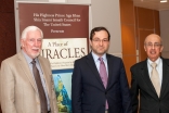 Consul General of Afghanistan, Abdul Majied Danishyar (center), Lee Hilling, and Dr. Rafiq Dossani, Moderator of the discussion at the University of Southern California.