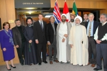 Leaders from British Columbia&amp;rsquo;s Muslim communities, including Ismaili Council President Samira Alibhai, gather at Vancouver City Hall with Mayor Gregor Robertson to commemorate Eid al-Adha.