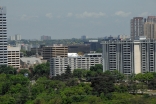 An aerial view of the Don Mills neighbourhood, looking towards the future site of the Ismaili Centre, the Aga Khan Museum and their park. The Foundation Ceremony for the three projects is due to take place on 28 May.