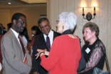 Professor Nyang, and Iqbal Lakhani, President of the Ismaili Council for Florida with guests at the Milad-un-Nabi in Tampa   