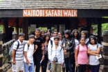 Students from Madagascar were excited to experience some of Kenya’s wildlife during a visit to the Nairobi Safari Walk.