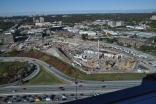 The site of the Ismaili Centre, Toronto, the Aga Khan Museum and their Park along Wynford Drive in Toronto on 1 October 2010.