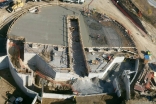 Formation of the floor slab of the Prayer Hall of the Ismaili Centre, Toronto on 12 November 2010.