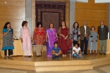 Seniors take part in a theatre performance about mediation and dispute resolution during the Seniors in Movement programme held at the Ismaili Centre, Lisbon.