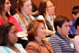 Participants and parents listen to the speakers at the fourth Annual Youth Summit and Diversity Dialogue held at Southern Methodist University in Dallas.
