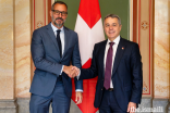 Prince Rahim and Federal Councillor Ignazio Cassis, Head the Federal Department of Foreign Affairs of the Swiss Federation.