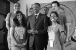 His Excellency President Paul Kagame of Rwanda joined members of the Nkabom Steering Committee, including Naveed Somani (far left), for consultation.