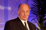 Mawlana Hazar Imam delivers acceptance remarks after being awarded the 2011 UCSF Medal at the University’s Founders Day Banquet.