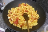 Pasta in tomato sauce is quick, cheap and healthy.