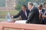 Mawlana Hazar Imam reviews plans for the Humayun’s Tomb - Sunder Nursery - Hazrat Nizamuddin Basti Urban Renewal Project.