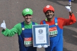 Runners Nash Pradhan and Dan McCormack completed the 2012 London Marathon in support of the Aga Khan Development Network. The pair set a Guinness world record for “Fastest marathon dressed as a video games character”.