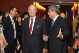 Dr Yaacob Ibrahim, Singapore’s Minster for Information, Communications and the Arts, and Prince Amyn arrive at the inauguration ceremony for “Treasures of the Aga Khan Museum”.