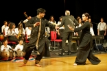 During the annual flagship concert of the Ismaili Community Ensemble, Riaz Rhemtulla and Scheherazaad Cooper bring the shadow landers to life through Kathak and Odissi dance forms.