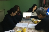 Dr. Seema working with QoL team members from Tajikistan in Ekaterinburg, Russia