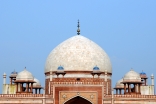 The restored dome of Humayun’s Tomb, in Delhi.