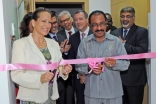 Princess Zahra and Dr Seif Seleman Rashid, Tanzania’s Minister for Health and Social Welfare, launch the new Oncology Programme at the Aga Khan Hospital, Dar es Salaam.