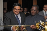 The Prime Minister of Tanzania and the President of the Ismaili Council for Tanzania cut a ribbon to inaugurate RAYS OF LIGHT in Dar es Salaam.